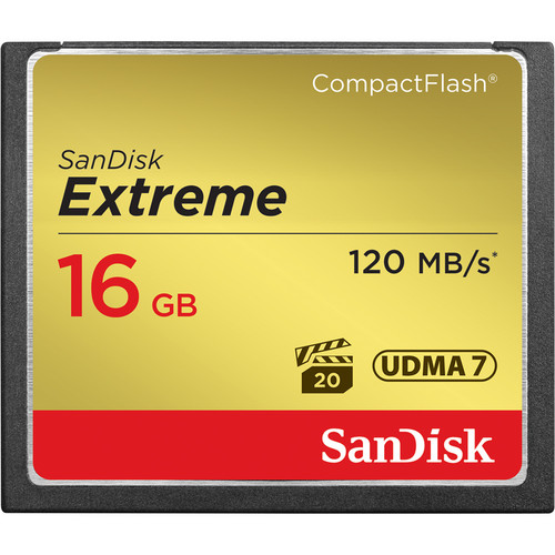 Sandisk 16GB Extreme Compact Flash Card